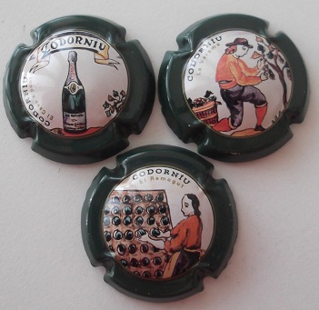 CODORNIU JUEGO 3 PLACAS V. 3615-6-7