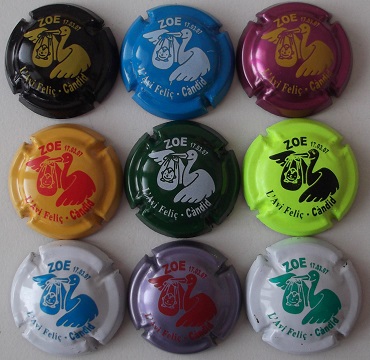 JUEGO DE 9 PIRULAS ZOE