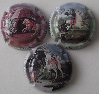 GIBASCH JUEGO 3 PLACAS X. 10919-20-22 (SANT JORDI)