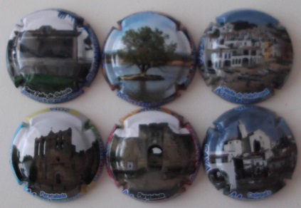 MONTECARO JUEGO 6 PLACAS X. 114773 A 114779 (COSTA BRAVA)