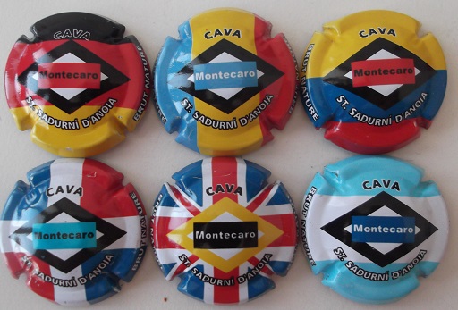 MONTECARO JUEGO 6 PLACAS V. 28076 A 28081