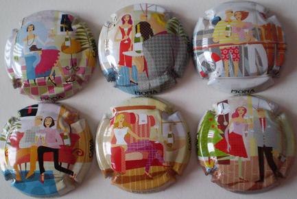 FIONA JUEGO 6 PLACAS V. 8888 A 8893