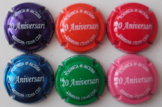 FORMIGA & SICRES JUEGO 6 PLACAS V. 22751 A 22756