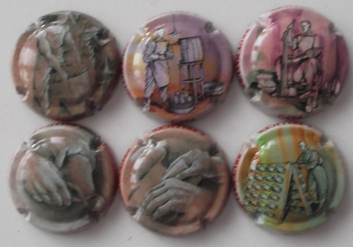 ANGEL PELLICER JUEGO 6 PLACAS V. 29705 A 29710