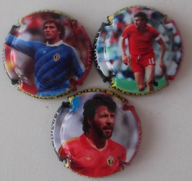 LEMBEY JUEGO 3 PLACAS V. 31925-6-7 (FUTBOL-BELGICA)