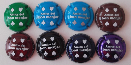 JUEGO DE 8 PIRULAS AMICS BON MENJAR