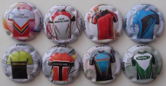 MONTECARO JUEGO 8 PLACAS V. 32022 A 32029