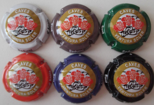 VENTURA SOLER JUEGO 6 PLACAS V. 28136 A 28141 (AMB ESTAMPAT)