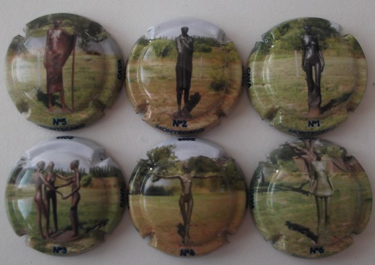 MONTECARO JUEGO 6 PLACAS V. 32735 A 32730