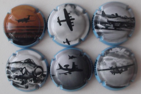 PREVITE JUEGO 6 PLACAS X. 123758-89-132173-5-132384-5 (AVIONES)