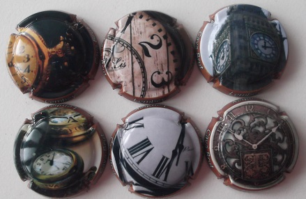 LEMBEY JUEGO 6 PLACAS X. 112488-112503-09-13-16-17 (RELOJES)