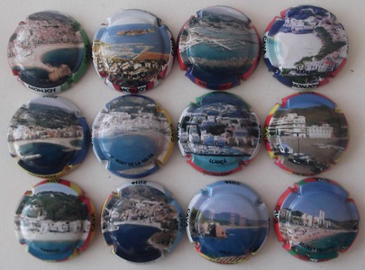 MONJOY JUEGO 12 PLACAS V. 121131 A 121142 (COSTA BRAVA)