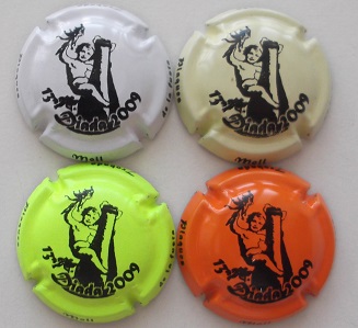 JUEGO DE 4 PIRULAS TROBADA MOLL DE LA FUSTA 2009