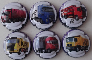 BASTONERS JUEGO 6 PLACAS V. 30046 A 30051 (CAMIONES)