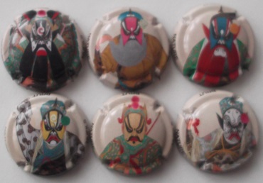 NUFILS JUEGO 6 PLACAS X. 88798-800-817-843-862-888 (MASCARAS)