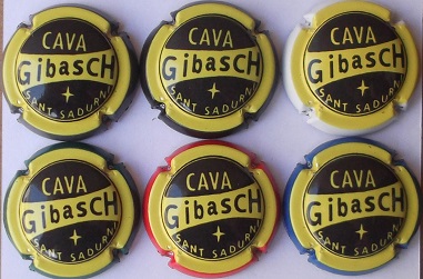 GIBASCH JUEGO 6 PLACAS X. 130674-5-6-7-8-130279 (LOGO)