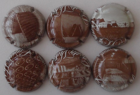 FUCHS DE VIDAL JUEGO 6 PLACAS V. 21168 A 21173