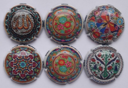 MARIA OLIVER PORTI JUEGO 6 PLACAS X. 127052-56-59-63-65-72