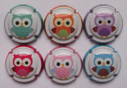 DUCAL OLIVER JUEGO 6 PLACAS X. 126925 A 126931