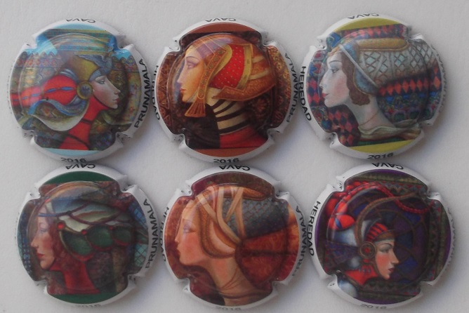 HERETAT PRUNAMALA JUEGO 6 PLACAS X. 132986 A 132991