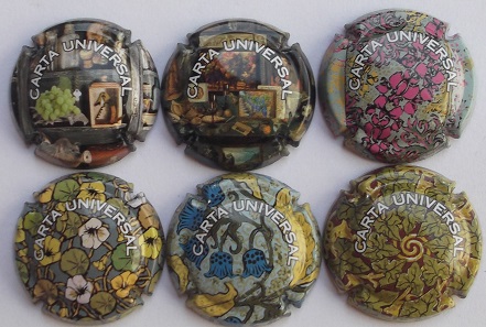 CARTA UNIVERSAL JUEGO 6 PLACAS V. 22673 A 22678