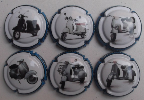 TERRAFERMA JUEGO 6 PLACAS X. 89525-133103-4-5-6-8 (VESPAS)