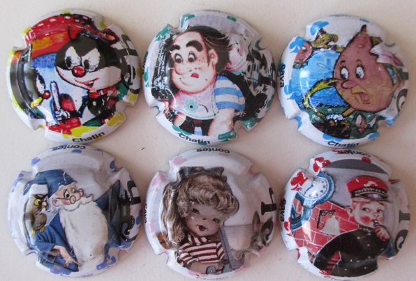 CHATIN JUEGO 6 PLACAS V. 25835 A 25840