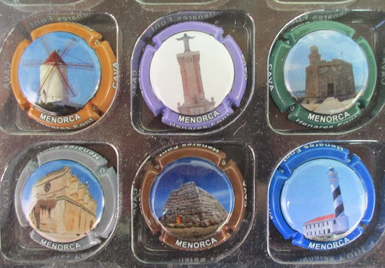 HENARES FONT JUEGO 6 PLACAS X. 146725 A 146730 (MENORCA)