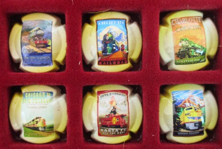 NUFILS JUEGO 6 PLACAS X. 171772 A 171779 (TRENES)