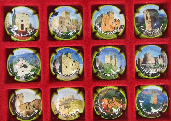 PREVITE JUEGO 12 PLACAS X. 173009 A 173020 (CASTELLS DE LLEIDA)