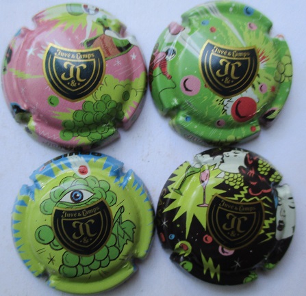 JUVE & CAMPS JUEGO 4 PLACAS X. 175641-2-3-4