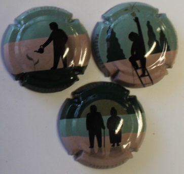 PARATO JOC 3 PLAQUES X. 198733-34-35 (2020)