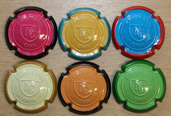 NANCI CAROL JUEGO 6 PLACAS X, 146992 A 146997 (NUMERADAS)
