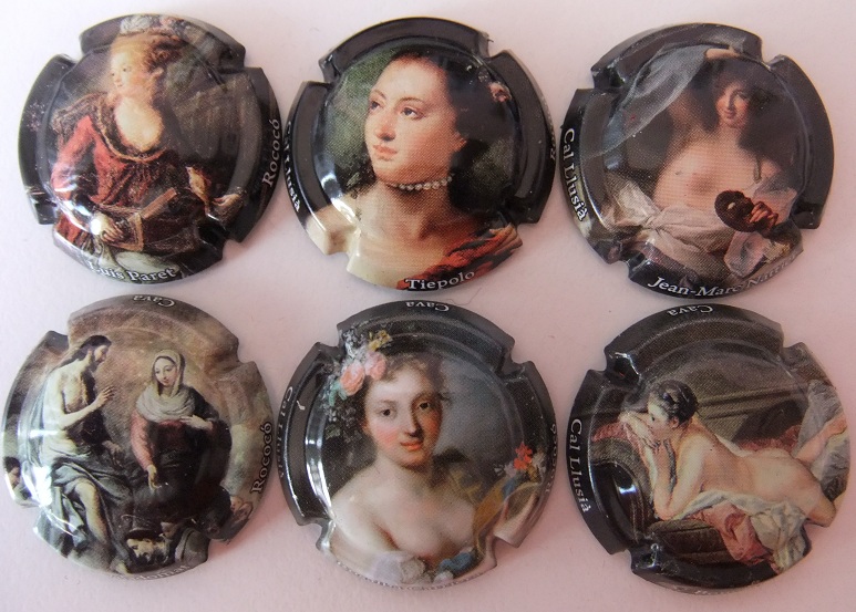 CAL LLUSIA JUEGO 6 PLACAS X. 65850-923-713-66081-2-3 (ROCOCO)