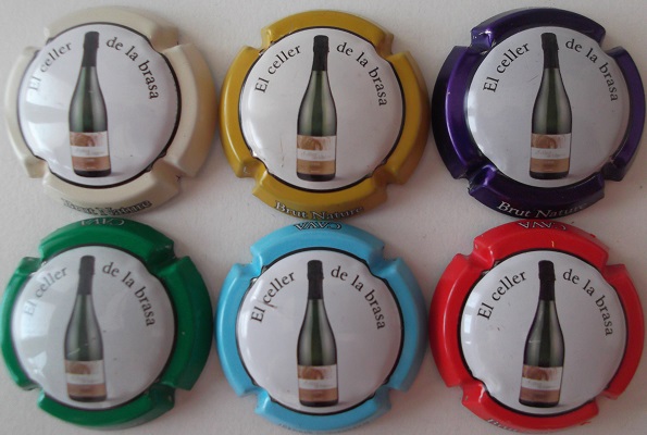 EL CELLER DE LA BRASA JUEGO 6 PLACAS V. 13804 A 13809 (BRUT NATURE)