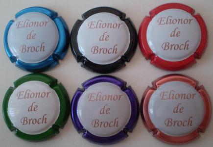 ELIONOR DE BROCH JUEGO 6 PLACAS V. 12725 A 12730