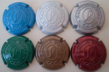 BONET & CABESTANY JUEGO 6 PLACAS V. 5703 A 5709