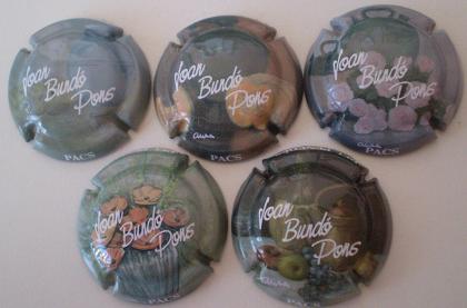 JOAN BUNDO PONS JUEGO 5 PLACAS V. 4903 A 4907