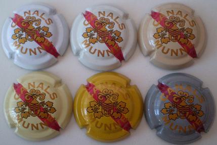 CANALS & MUNNE JUEGO 6 PLACAS X. 01829 A 01834