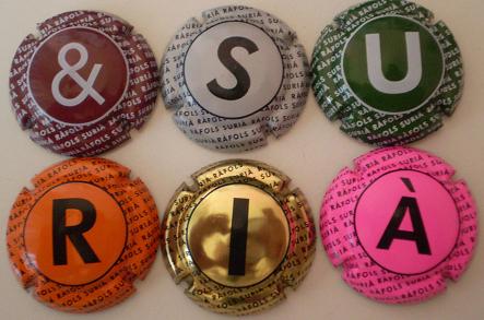 RAFOLS SURIA JUEGO 6 PLACAS V. 11527 A 11532