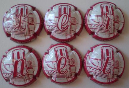 VERNET JUEGO 6 PLACAS V. 5991 A 5996