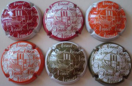 VERNET JUEGO 6 PLACAS V. 12412 A 12417