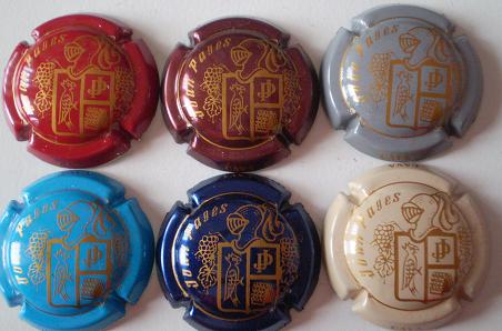 JOAN PAGES JUEGO 6 PLACAS V. 2545 A 2550