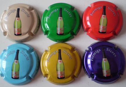 FORMIGA & SICRES JUEGO 6 PLACAS V. 12778 A 12783 (BRUT)