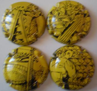 ROVIRA RIBA JUEGO 4 PLACAS V. 7369-70-71-8457