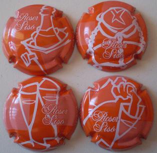 ROSER SISO JUEGO 4 PLACAS V. 10163 A 10166