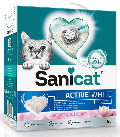 SANICAT 32 ACTIV WHITE LOTO 3x6L