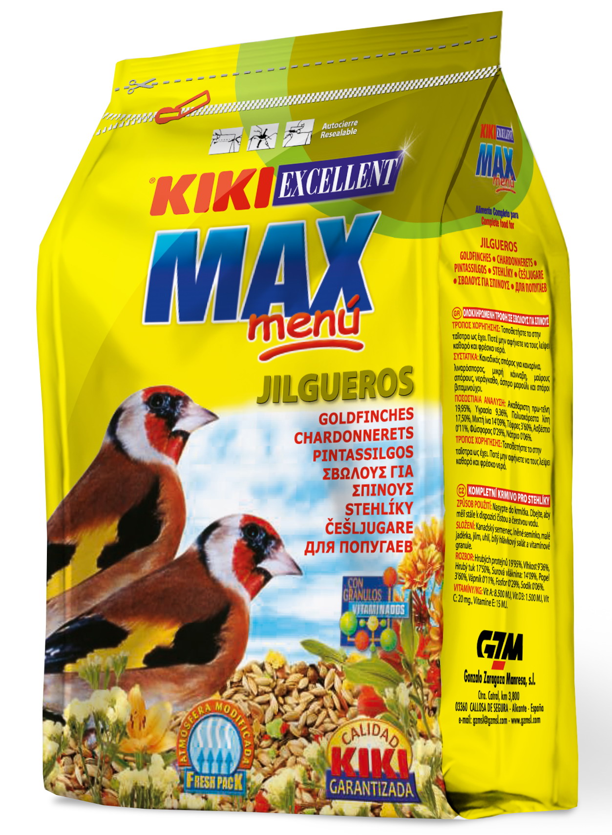KK MAX JILGUEROS 6x500gr   30532