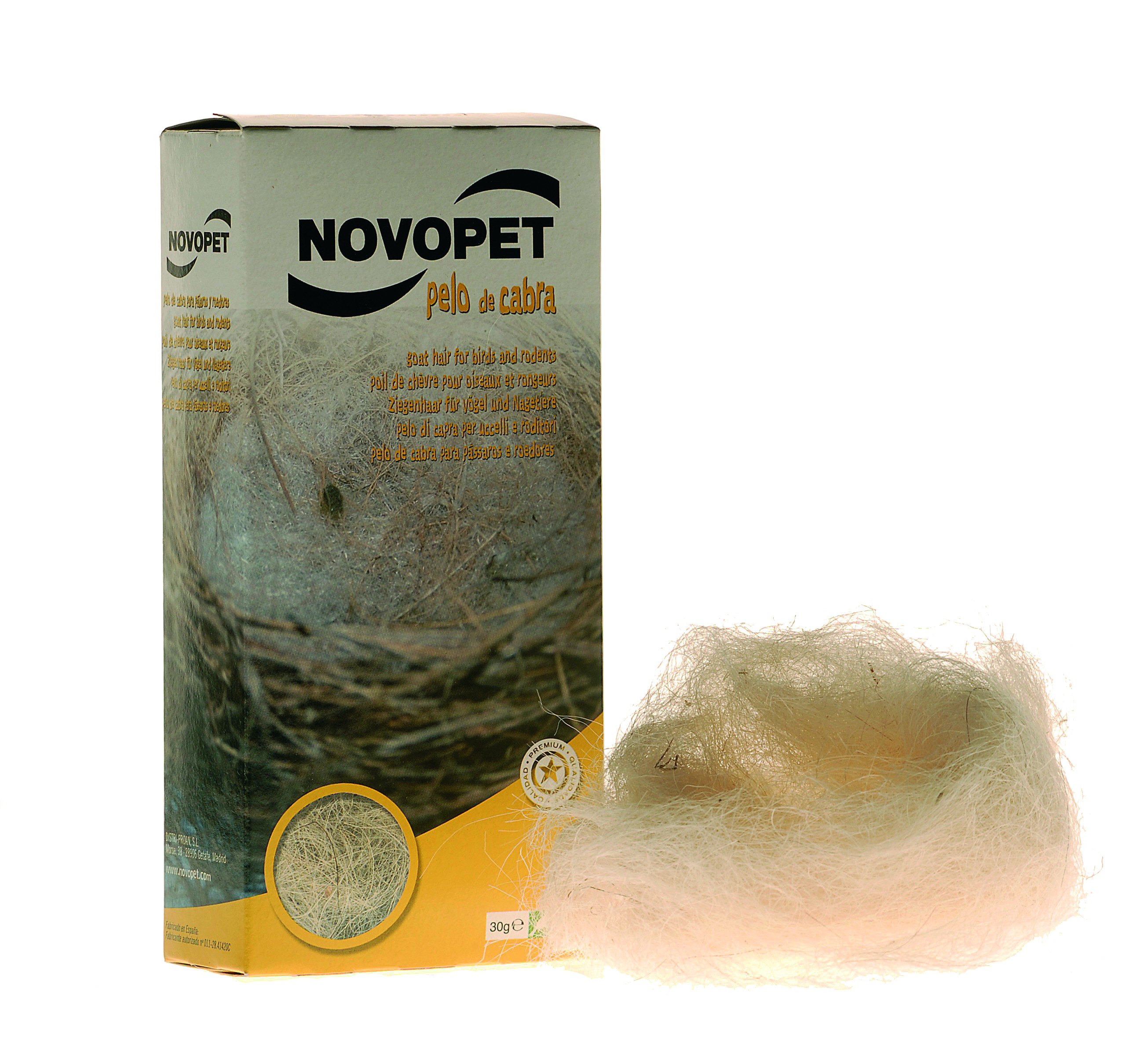 PELO DE CABRA NOVOPET CAJA 30 gr