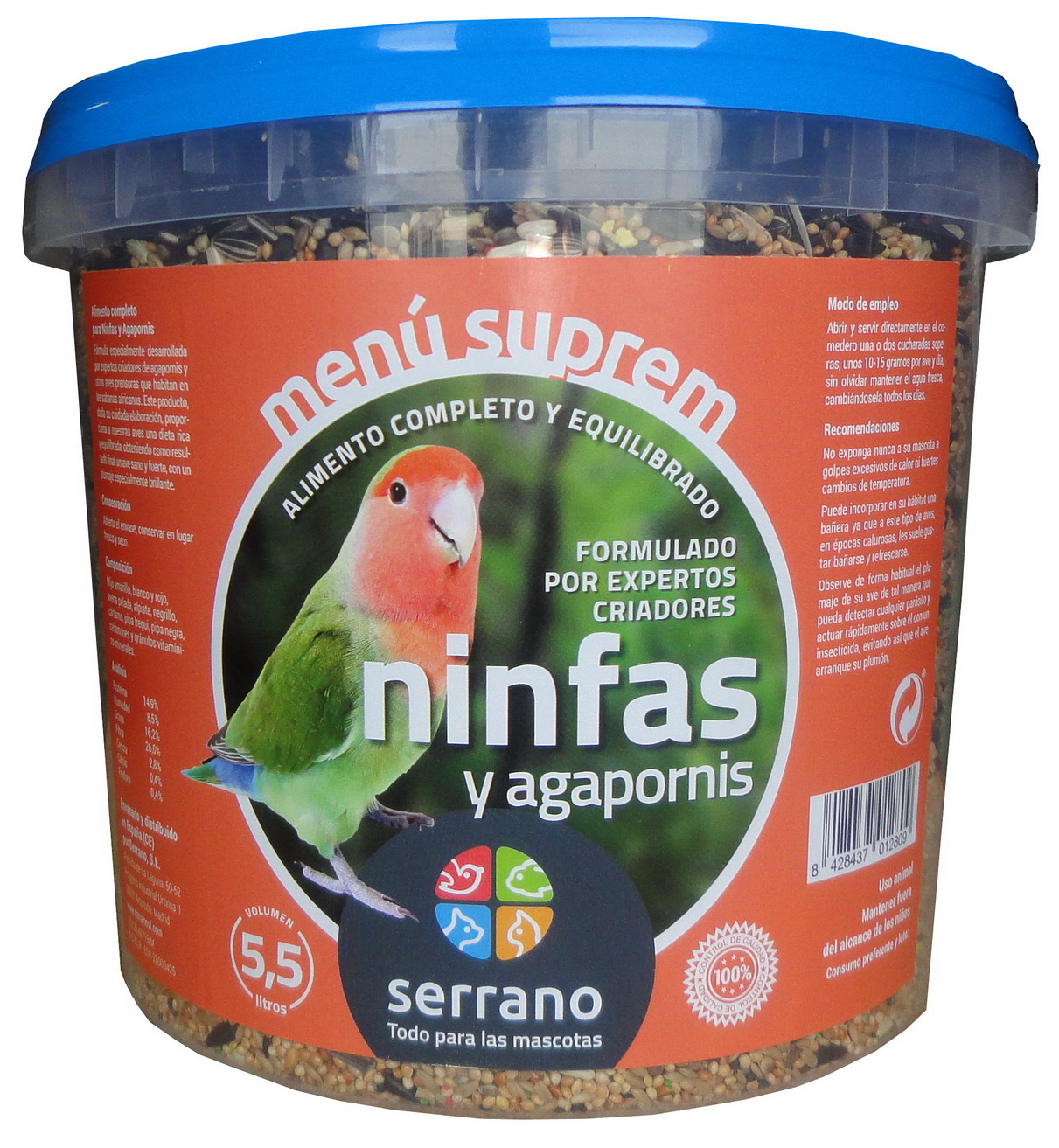 CUBO 5.5L SUPREM NINFA aprox 4kg